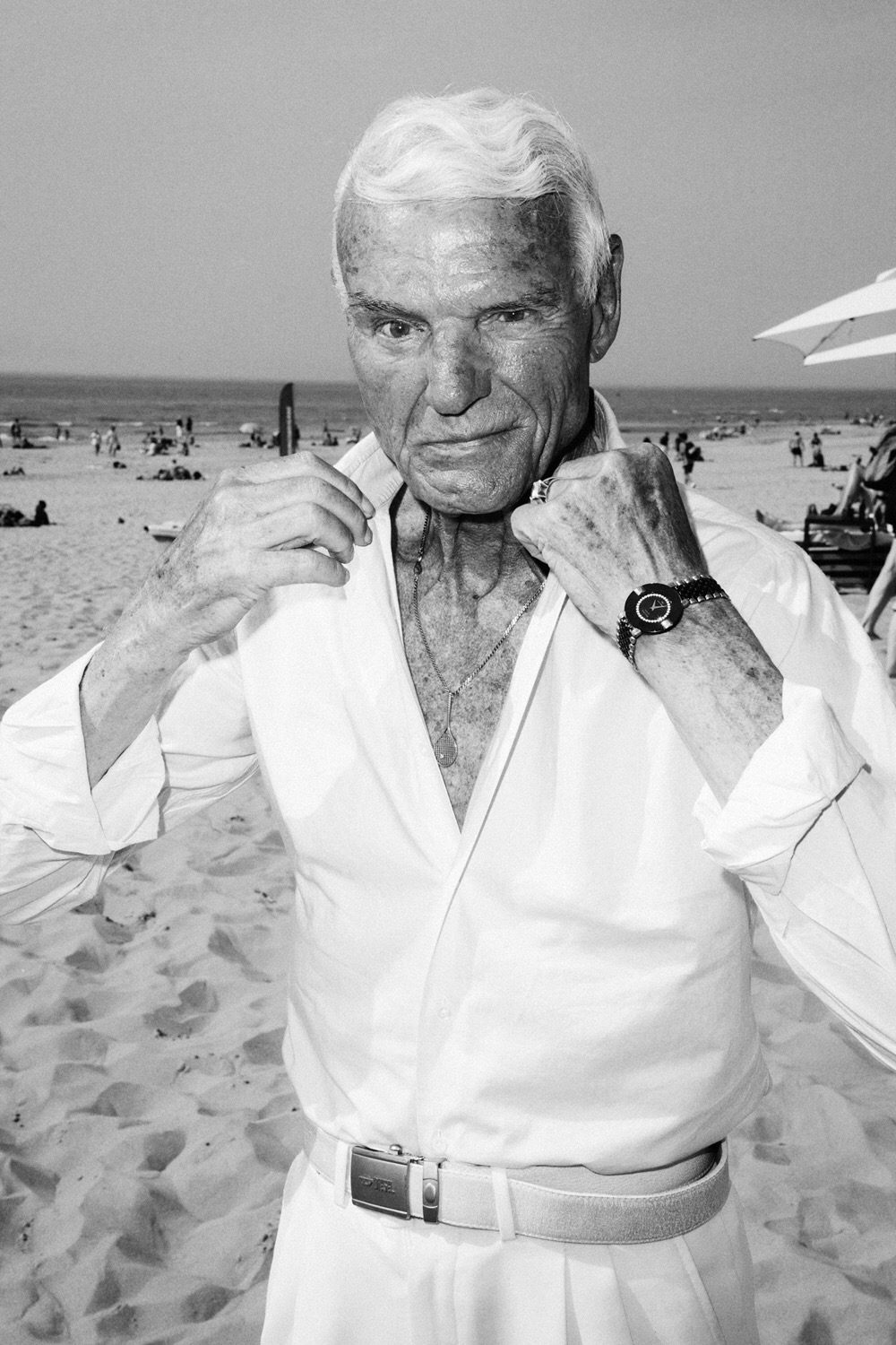 California — man on the beach